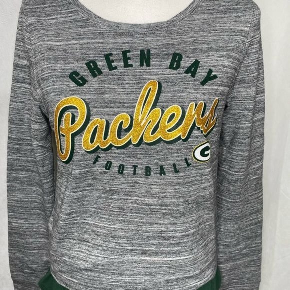 Greenbay Packers ladies juniors long sleeve top official NFL apparel size 7/8 - Picture 2 of 11